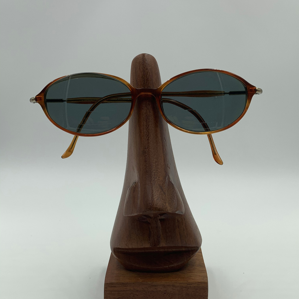Lauren Hutton L103 Brown Oval Sunglasses Frames
